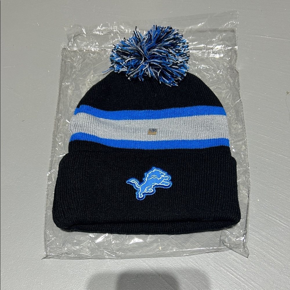 NFL Detroit Lions x Jack Daniels Winter Beanie Hat